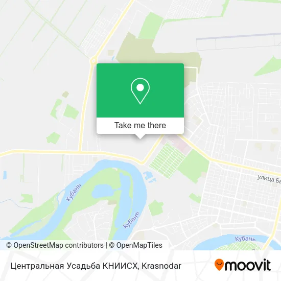 Центральная Усадьба КНИИСХ map