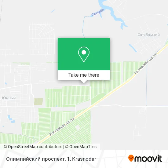 Олимпийский проспект, 1 map