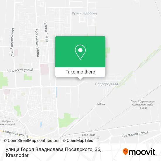 улица Героя Владислава Посадского, 36 map