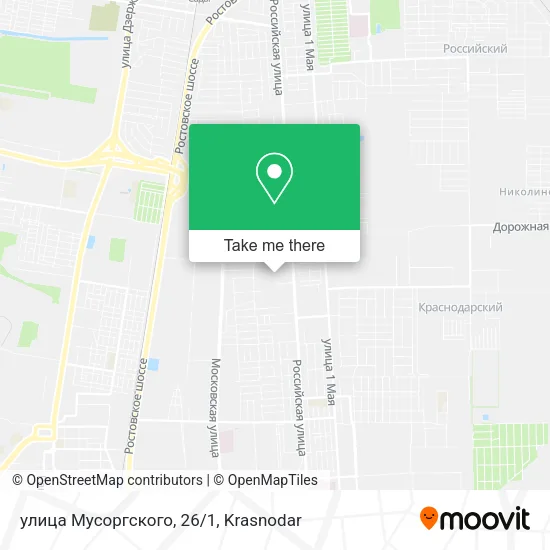 улица Мусоргского, 26/1 map