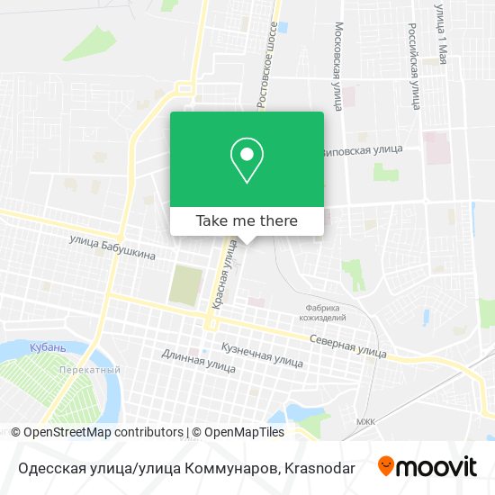 Одесская улица / улица Коммунаров map