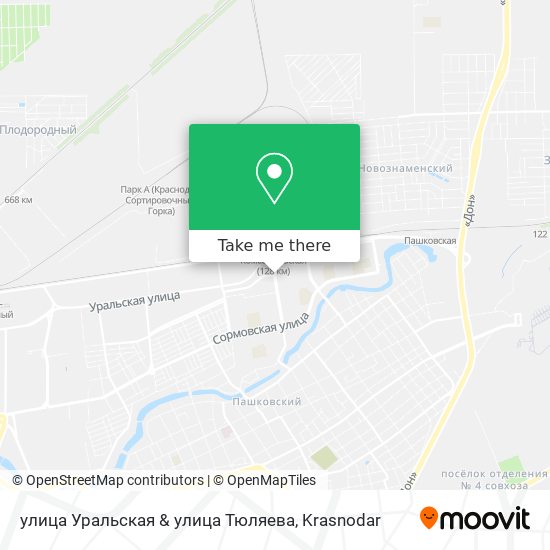 улица Уральская & улица Тюляева map