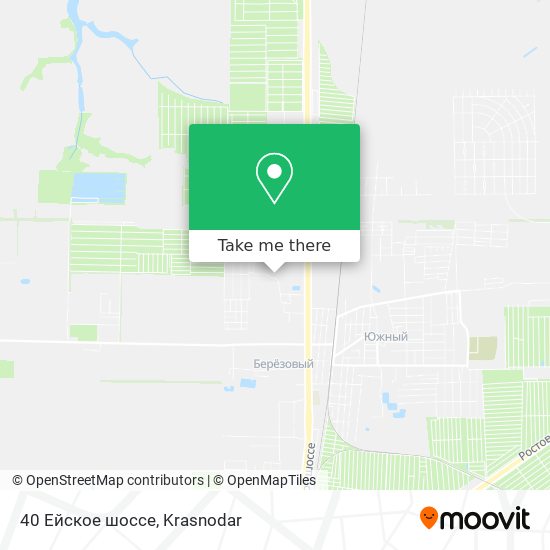40 Ейское шоссе map
