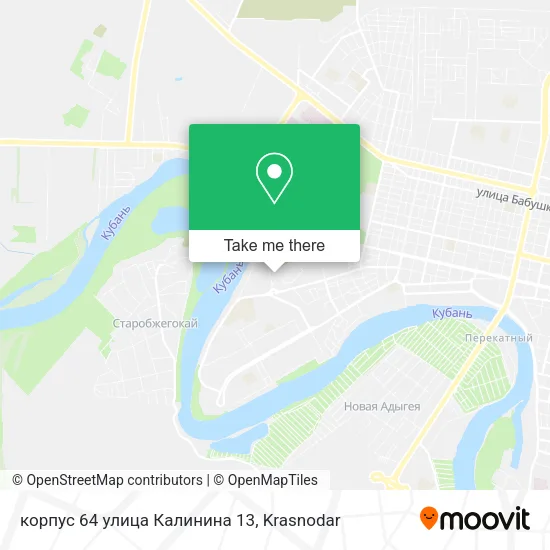 корпус 64 улица Калинина 13 map