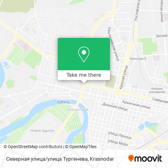 Северная улица/улица Тургенева map