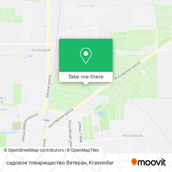 садовое товарищество Ветеран map