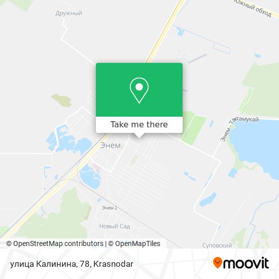 улица Калинина, 78 map