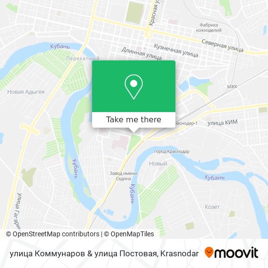 улица Коммунаров & улица Постовая map