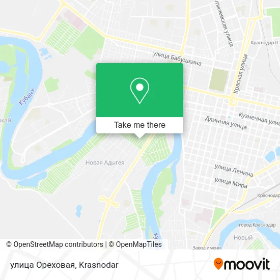 улица Ореховая map