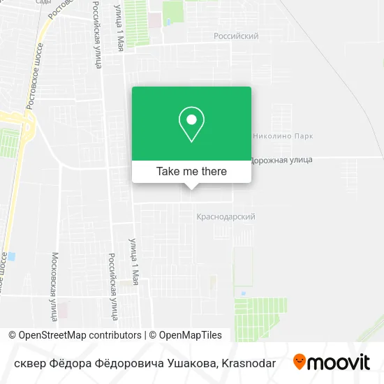 сквер Фёдора Фёдоровича Ушакова map