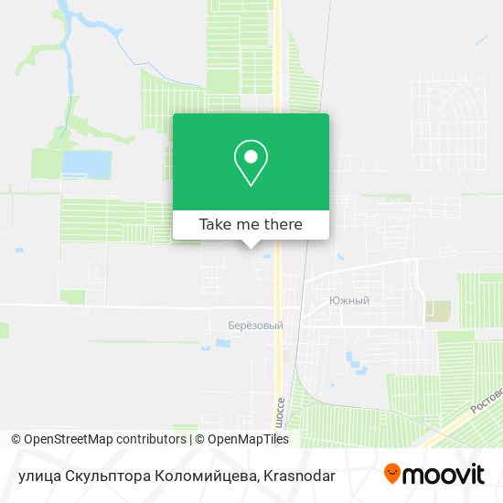 улица Скульптора Коломийцева map