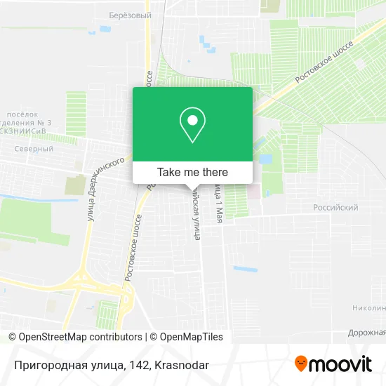 Пригородная улица, 142 map