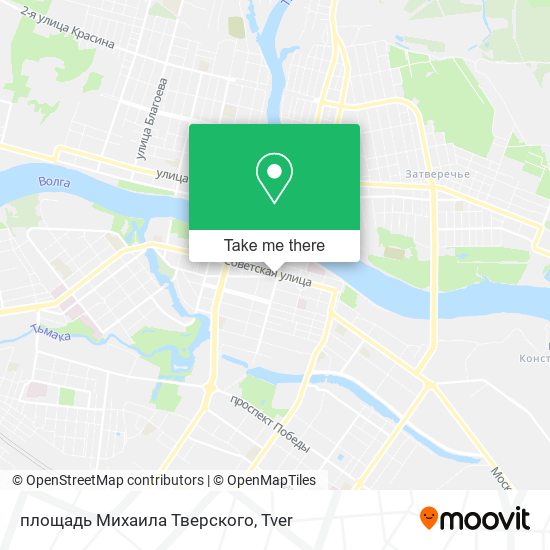 площадь Михаила Тверского map
