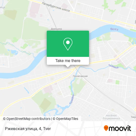 Ржевская улица, 4 map