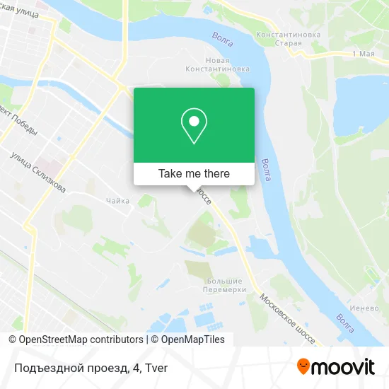 Подъездной проезд, 4 map