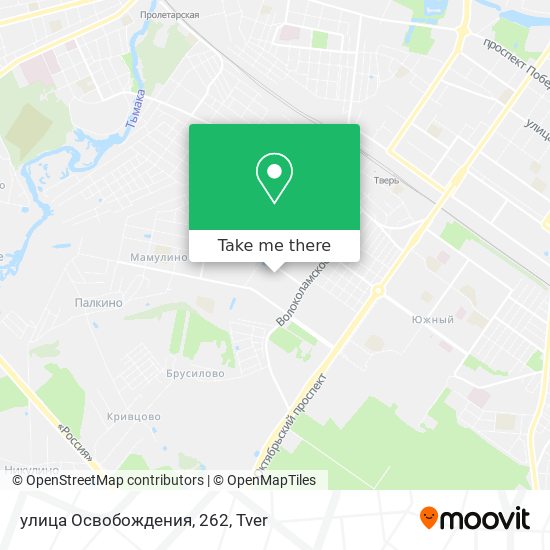 улица Освобождения, 262 map