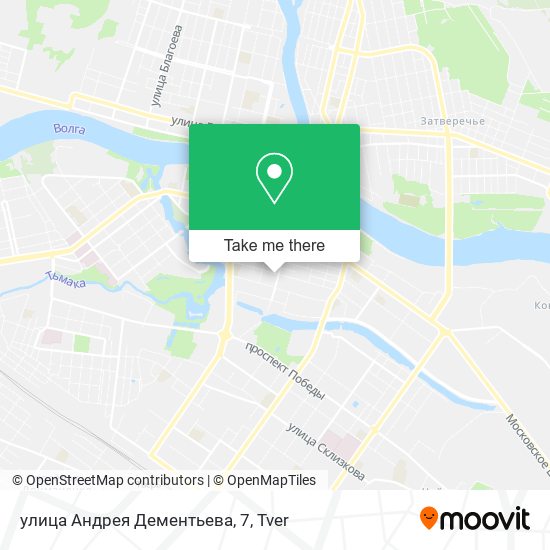 улица Андрея Дементьева, 7 map