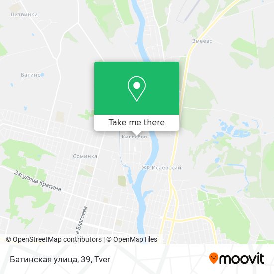 Батинская улица, 39 map