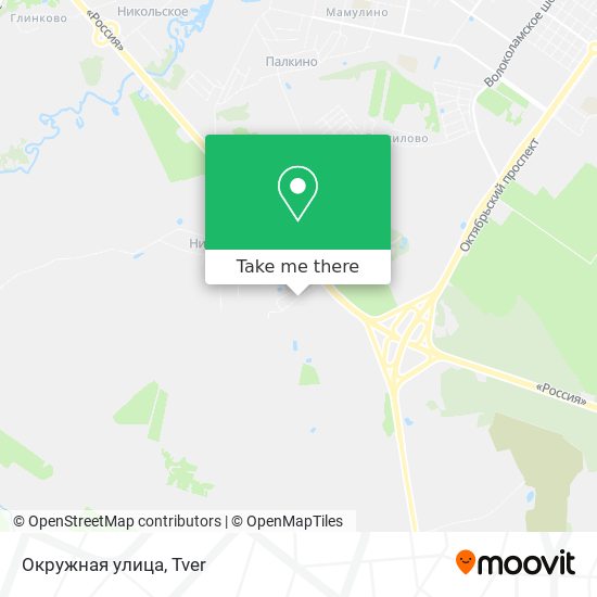 Окружная улица map