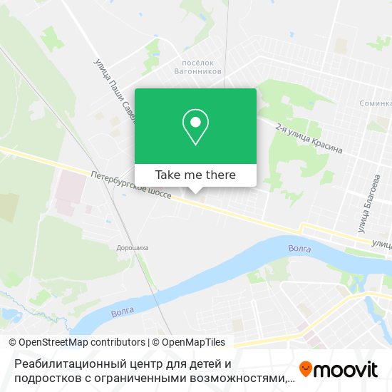 Реабилитационный центр для детей и подростков с ограниченными возможностями map