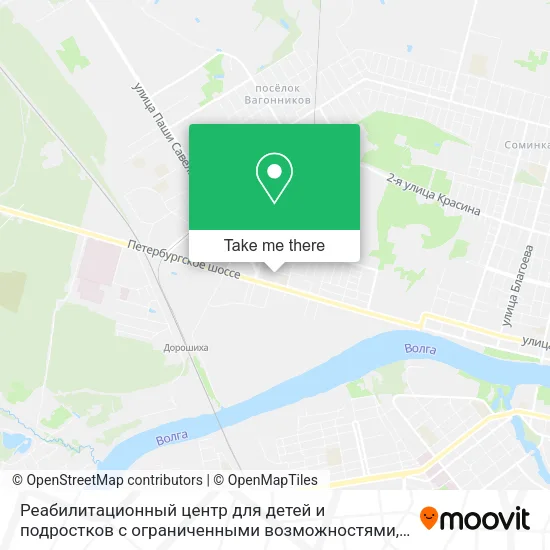 Реабилитационный центр для детей и подростков с ограниченными возможностями map