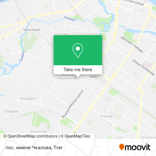 пос. имени Чкалова map