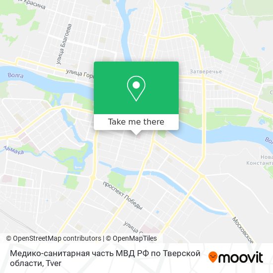 Медико-санитарная часть МВД РФ по Тверской области map