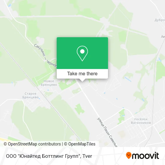 ООО "Юнайтед Боттлинг Групп" map