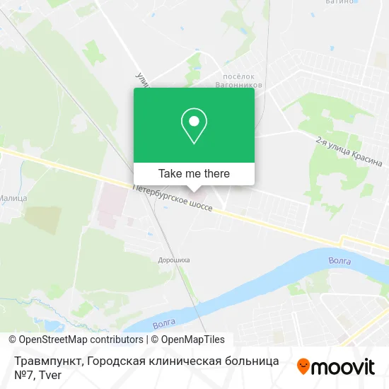 Травмпункт, Городская клиническая больница №7 map