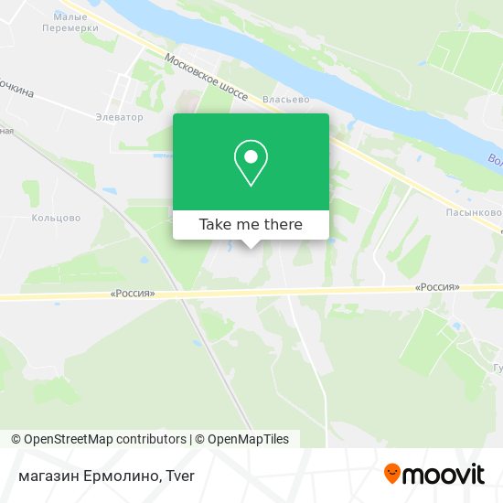 магазин Ермолино map