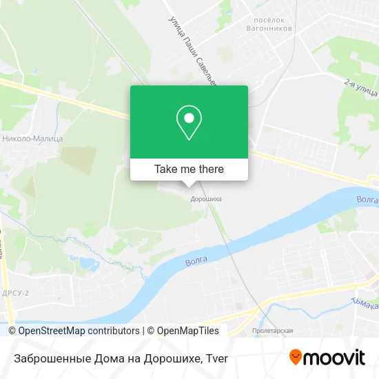 Заброшенные Дома на Дорошихе map