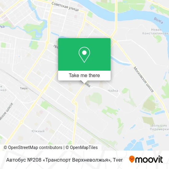 Автобус №208 «Транспорт Верхневолжья» map