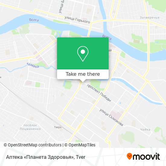 Аптека «Планета Здоровья» map