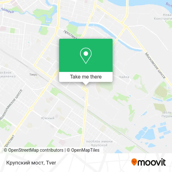 Крупский мост map