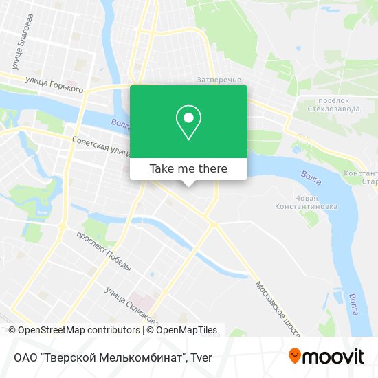 ОАО "Тверской Мелькомбинат" map