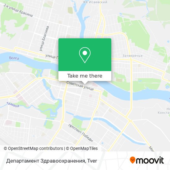 Департамент Здравоохранения map