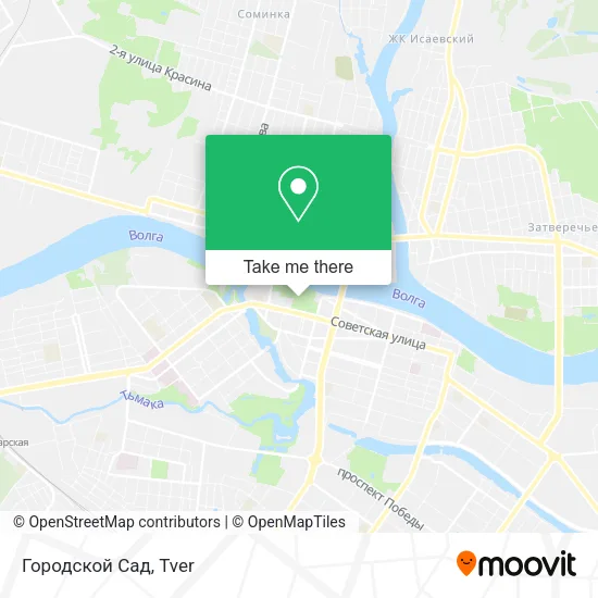 Городской Сад map