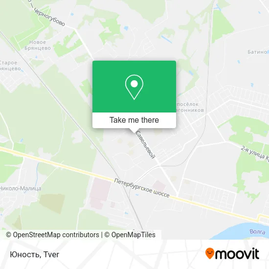Юность map