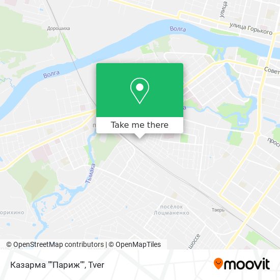 Казарма ""Париж"" map