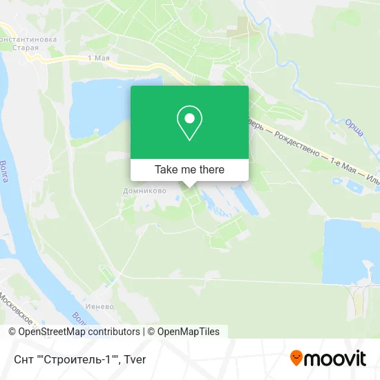 Снт ""Строитель-1"" map