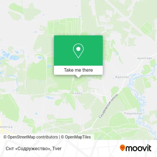 Снт «Содружество» map