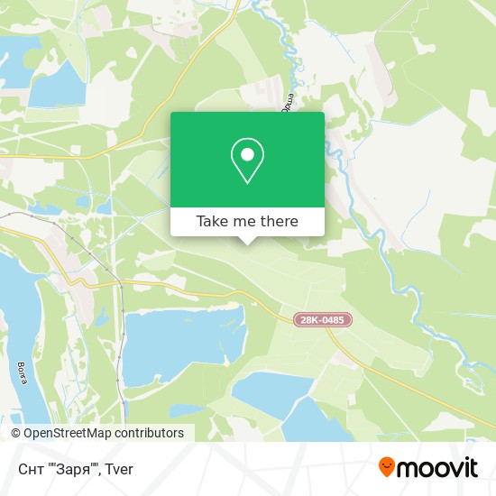 Снт ""Заря"" map
