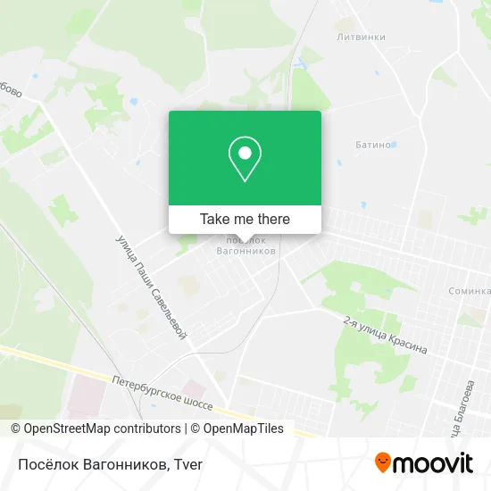 Посёлок Вагонников map