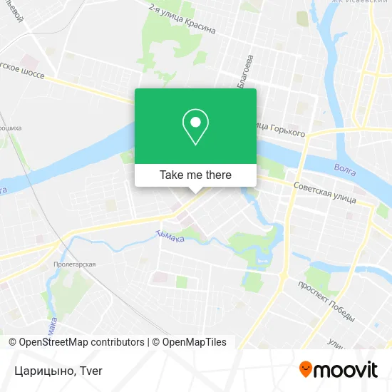 Царицыно map