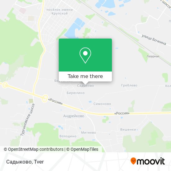 Садыково map