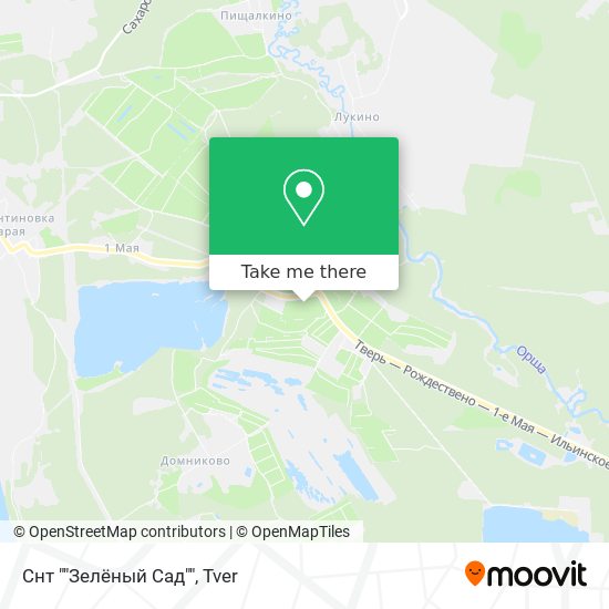 Снт ""Зелёный Сад"" map