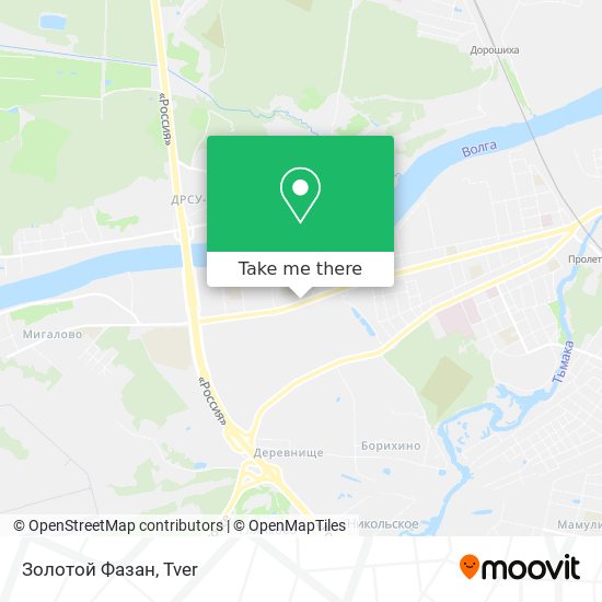 Золотой Фазан map