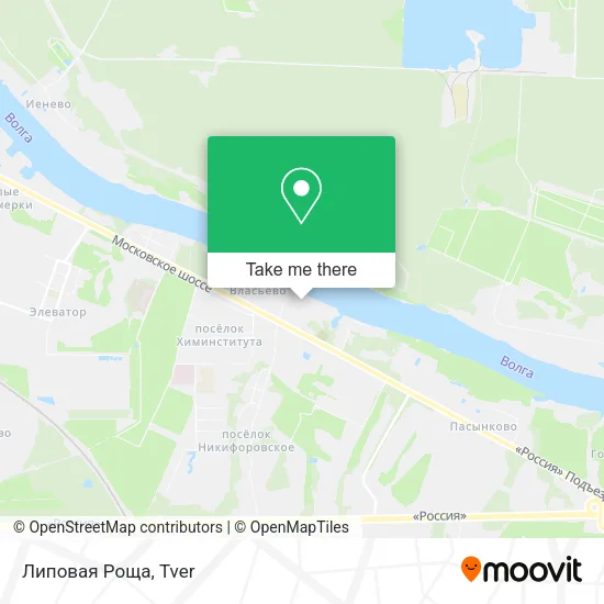 Липовая Роща map