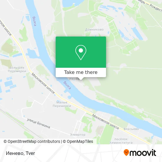 Иенево map