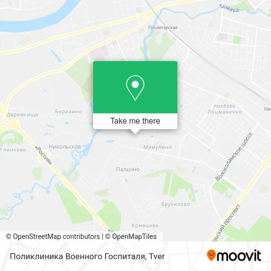 Поликлиника Военного Госпиталя map